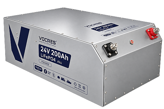 24V 200Ah Lityum akü - LiFePO4 - Premium Series - Vocres